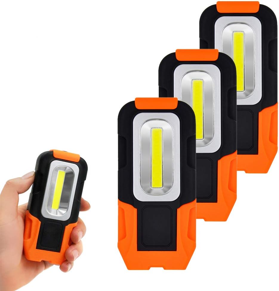 Lampe De Travail LED Portative 2W - 180 Lumens - Avec Crochet - Alimentation 3xAAA