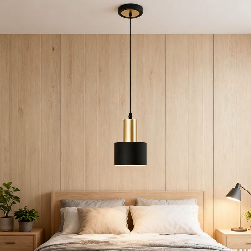 Industrialny żyrandol wiszący nad wyspę kuchenną z regulowanym przewodem 130 cm, gwint E27 (bez żarówki), lampa wisząca z żelaza - 4