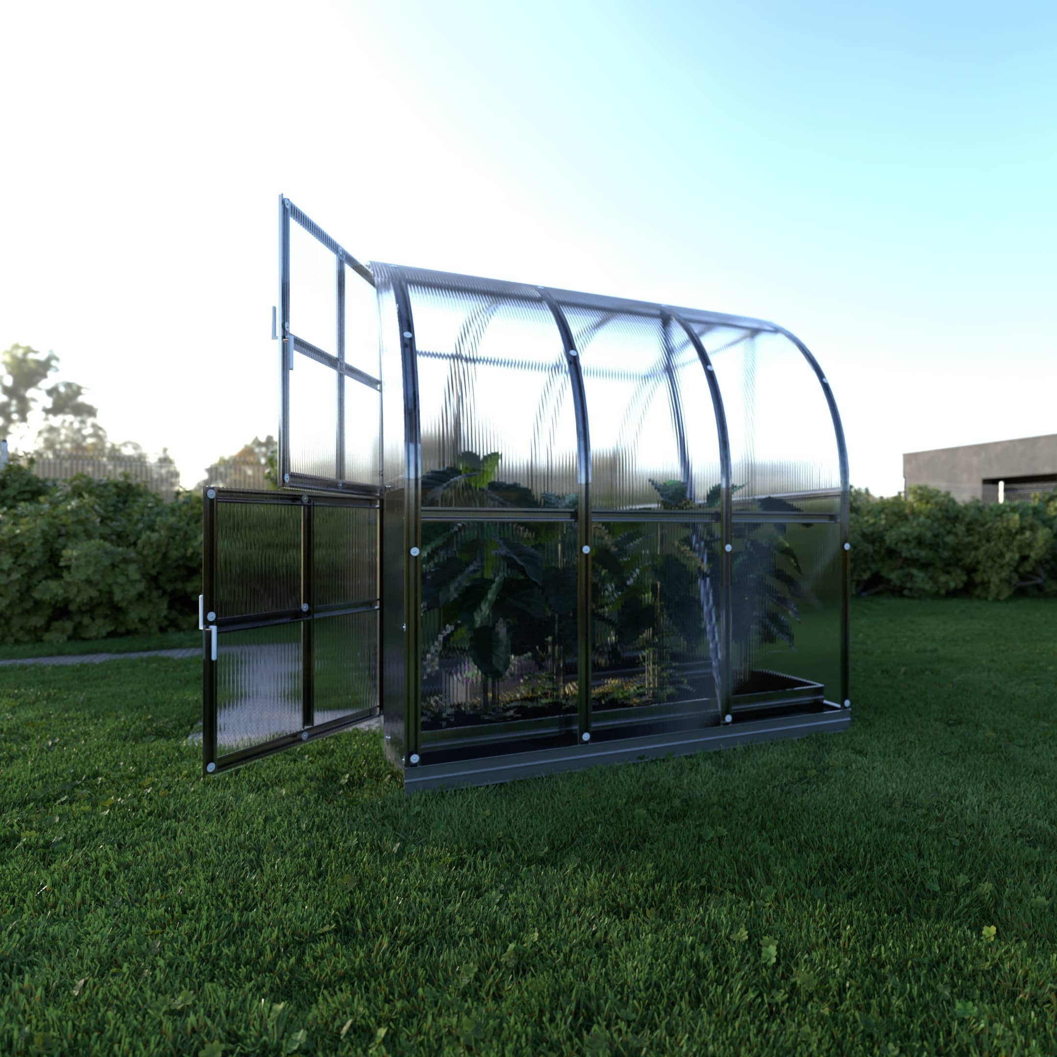 Serre de jardin KLASIKA ARCH 3 x 2 m (6 m²), 4 mm avec revêtement en polycarbonate - 3