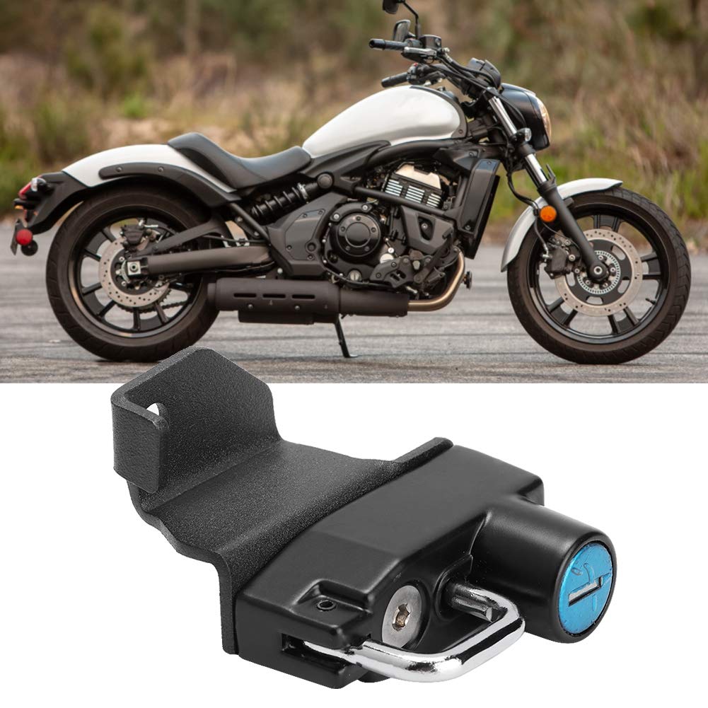 Gancio di montaggio per lucchetto per casco in lega di alluminio per moto adatto per Kawasaki Vulcan S 2015-2019 - 7