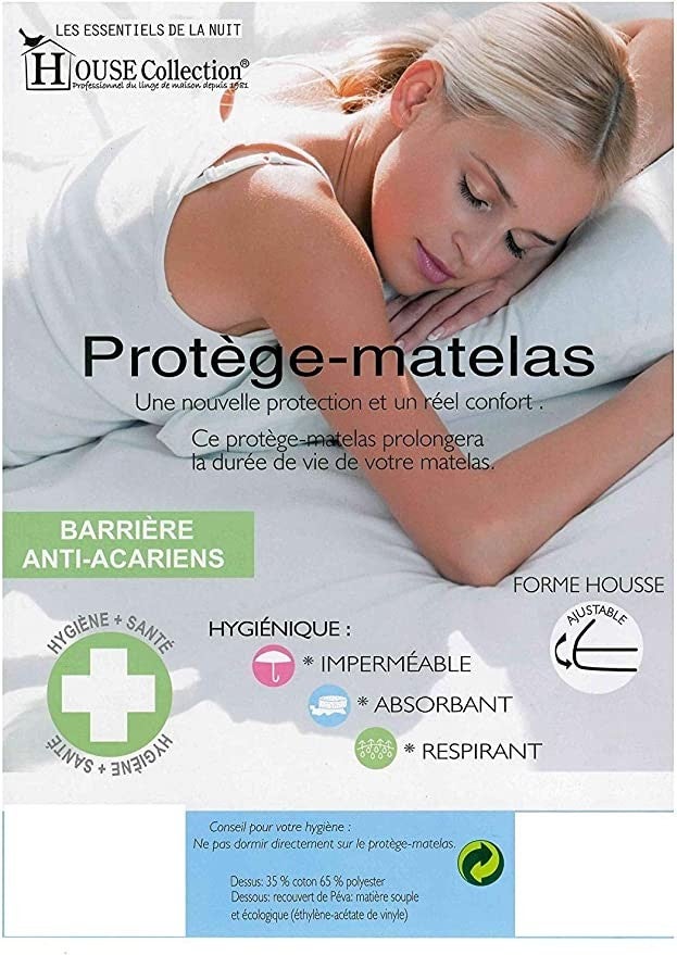 Matelas Super Alése 90x200 cm Ferme Hiver Laine Rembourrage 100% Polyester Ame Polyuréthane HR - 3