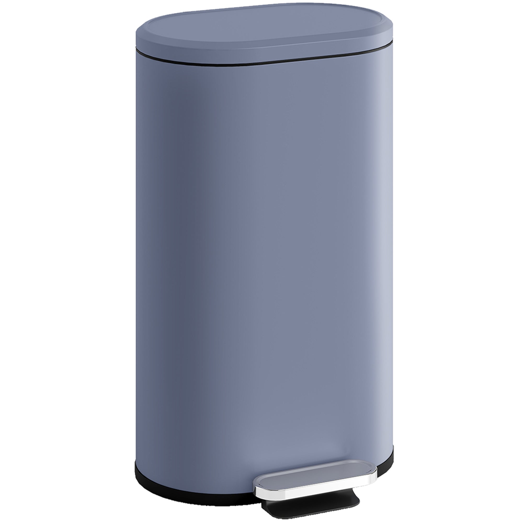 Roll Bob Poubelle Ronde 30L Avec Couvercle, Plastique (Pp) Sans Bpa