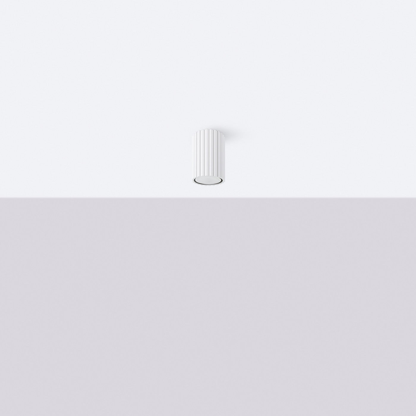 Reflektor sufitowy spot natynkowy Karbon okrągły biały 1xGU10x10W wym: 10 x 6,5 x 6,5 cm aluminium Sollux Lighting - 2