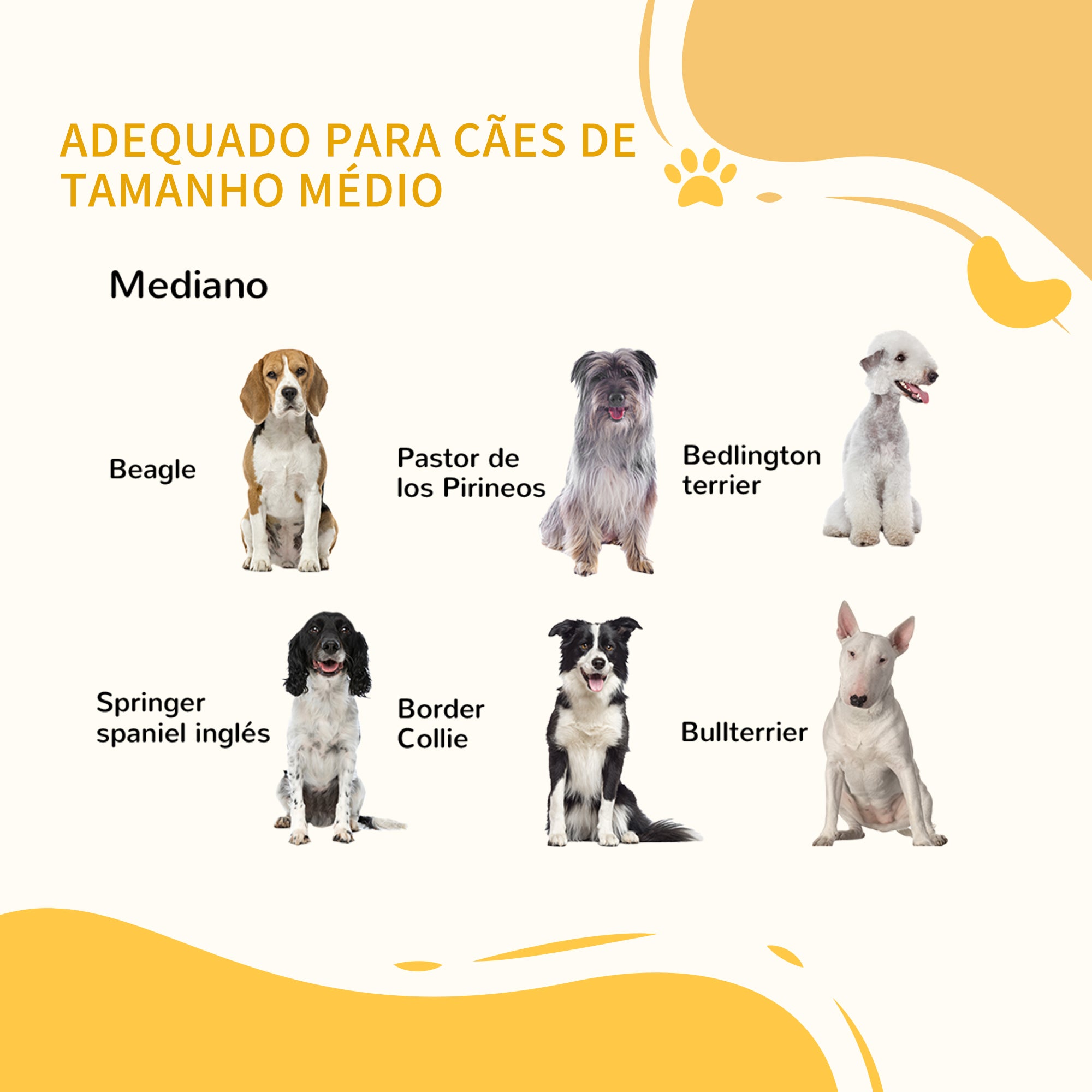 Barreira para Cães PawHut Aço e Plástico Preto 206x90 cm - 7