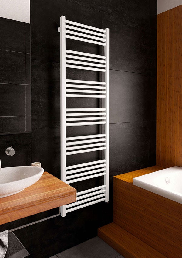 Sèche-serviette électrique blanc - (HxL) 1860x400mm - 600 Watt - 600 Watt - FIO1860-400E1B - 4