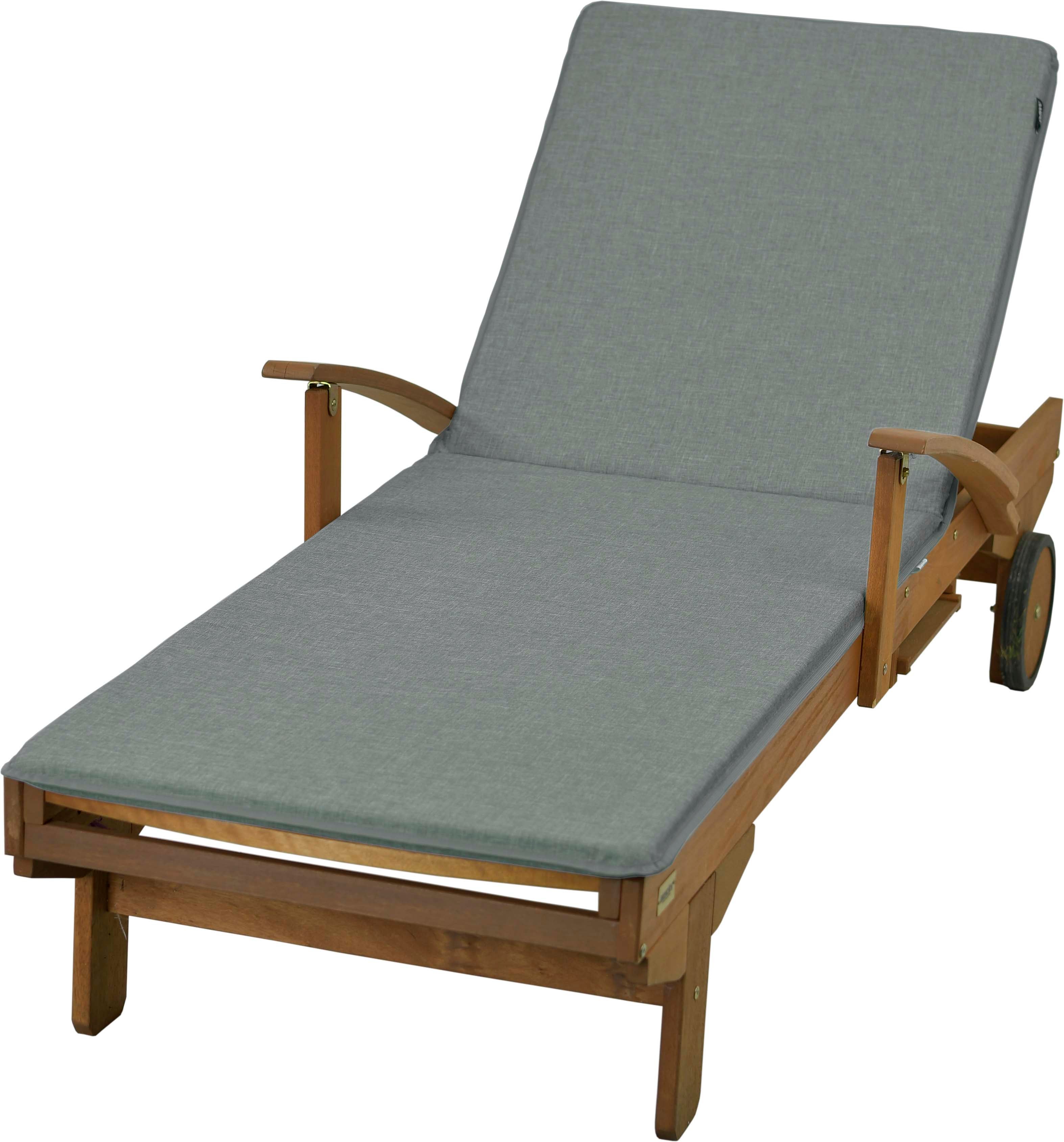 Poduszka na leżankę ogrodową AMPO szary 1 szt.