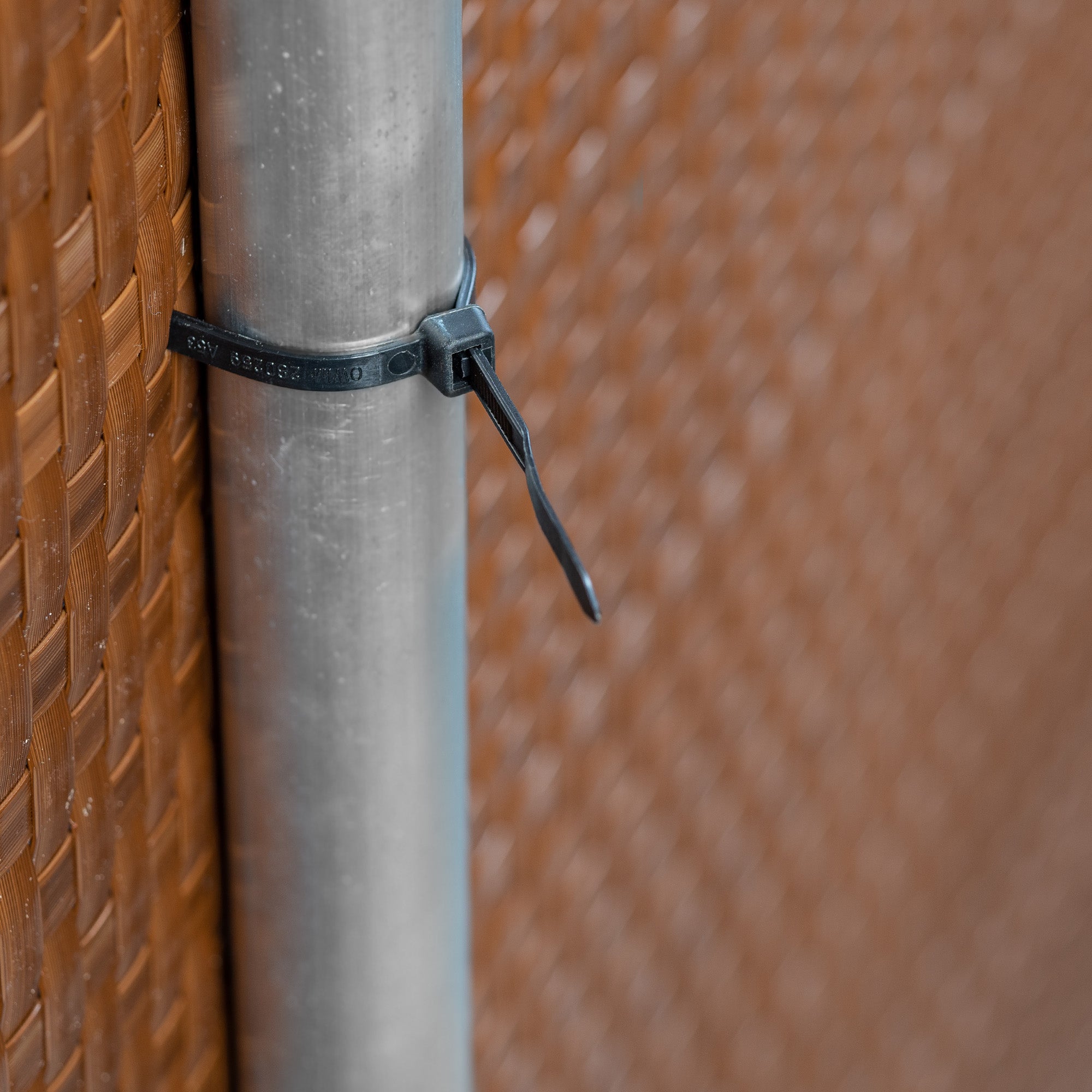 OSŁONA BALKONOWA TECHNORATTAN 1x6m BRĄZOWA MATA NA BALKON TARAS PREMIUM - 5