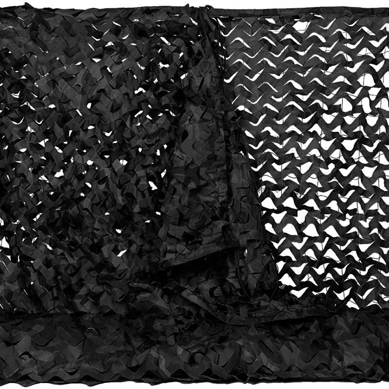 Siatka maskująca do użytku wewnętrznego i zewnętrznego, siatka przeciwsłoneczna do użytku zewnętrznego, czarna siatka chroniąca przed słońcem o wymia