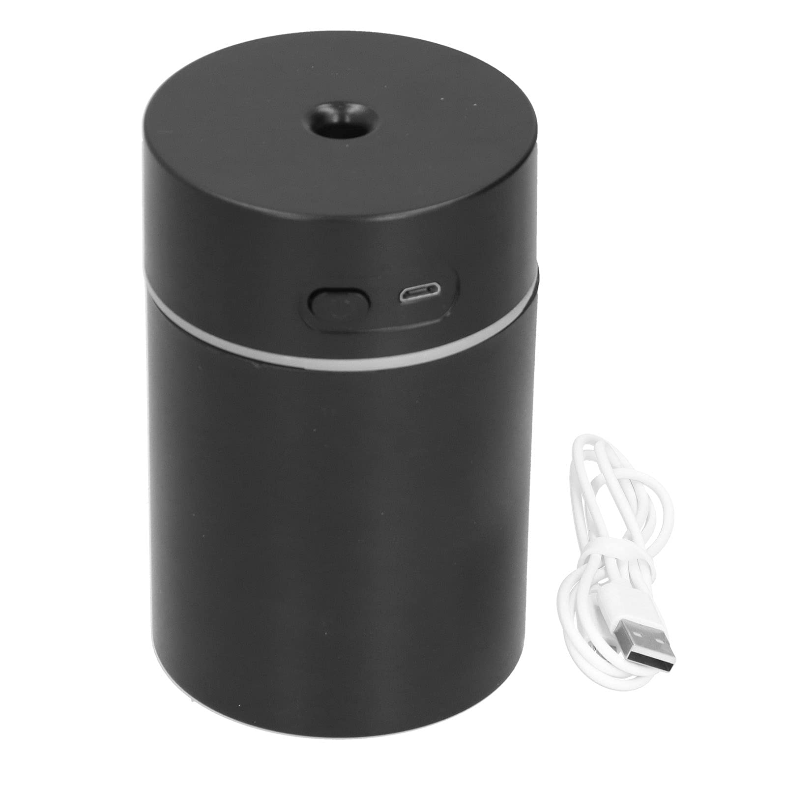 Mini cichy przenośny nawilżacz samochodowy, nawilżacz USB nawilżający do sypialni, biura, samochodu (czarny)
