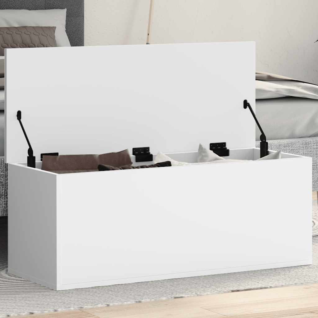 Caja de almacenaje madera de ingeniería 90x35x35 cm