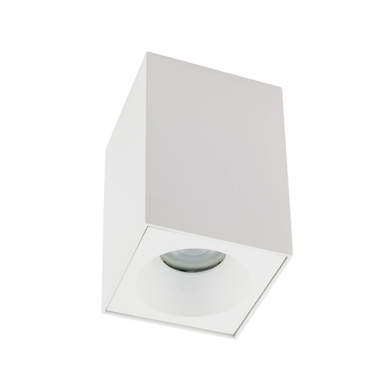 Reflektor sufitowy spot natynkowy Bravo kwadratowy biały 1xGU10x15W wym: 9 x 9 cm aluminium Nowodvorski Lighting