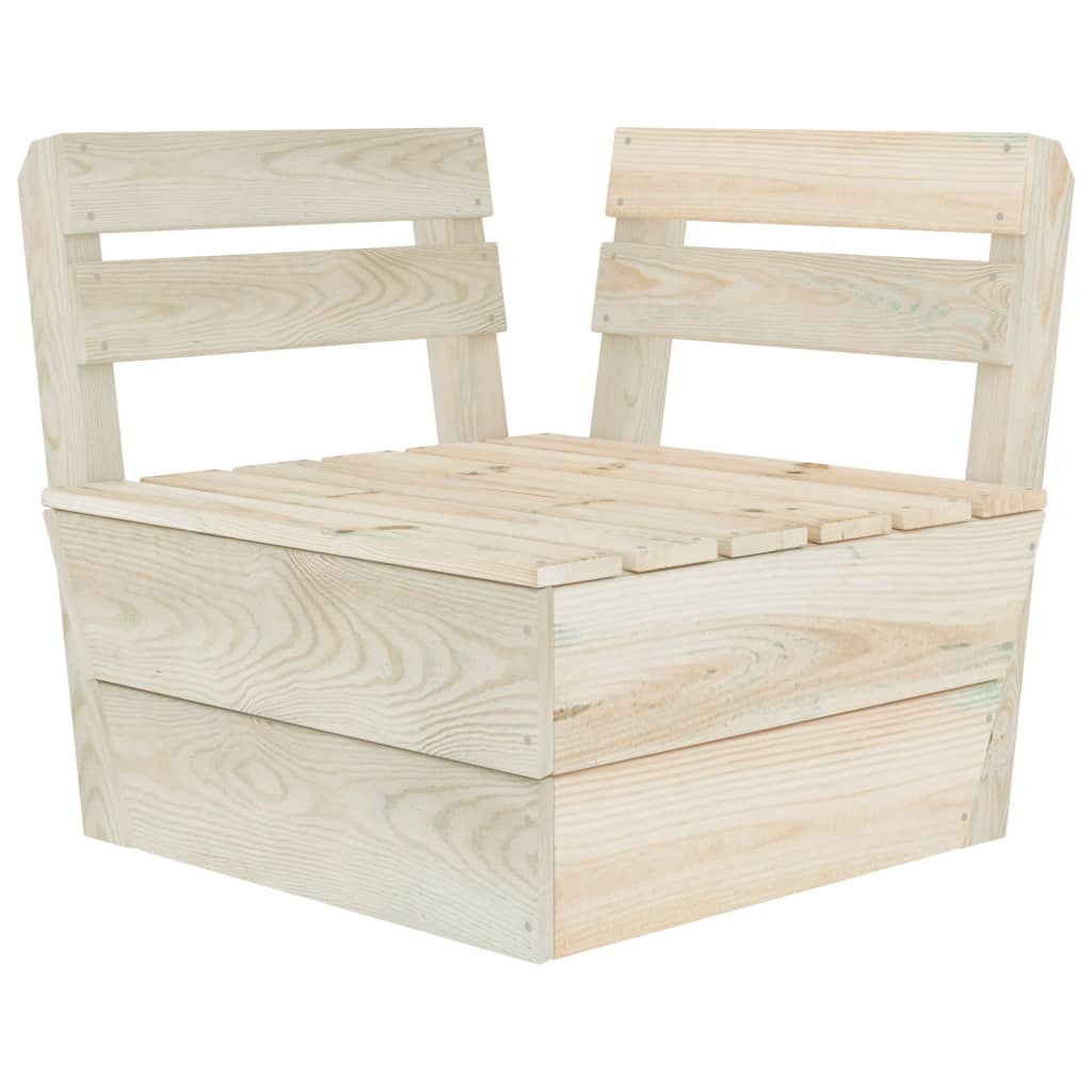Mobili da giardino mobili da esterno set di mobili su pallet 6 pezzi in legno di abete rosso impregnato 0 02_0018459 - 3