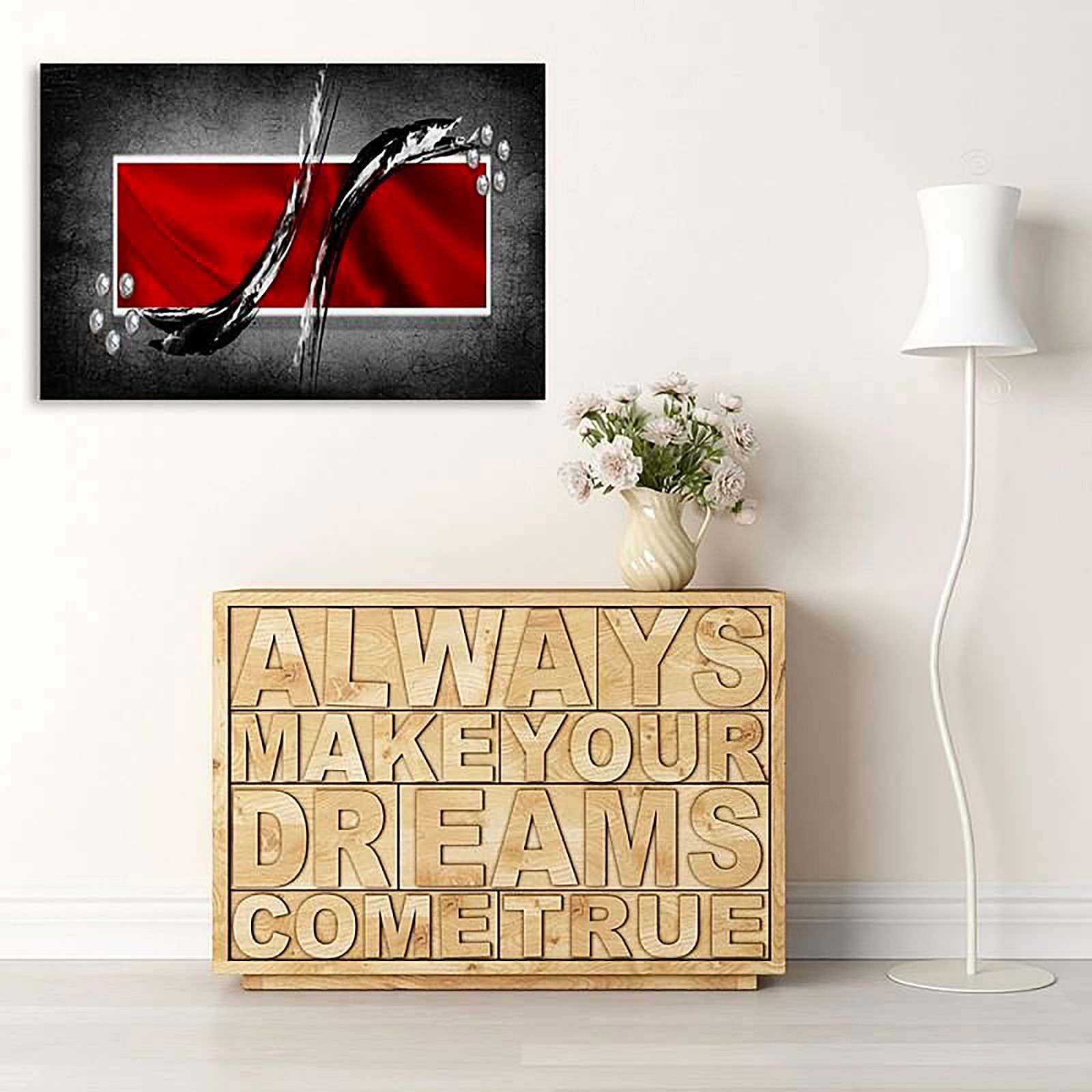 Tableau composition abstraite 4 - 100 x 70 cm - 4