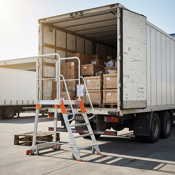 Plateforme roulante 7 marches - Hauteur max. de travail 3.47m - 95307R - 6