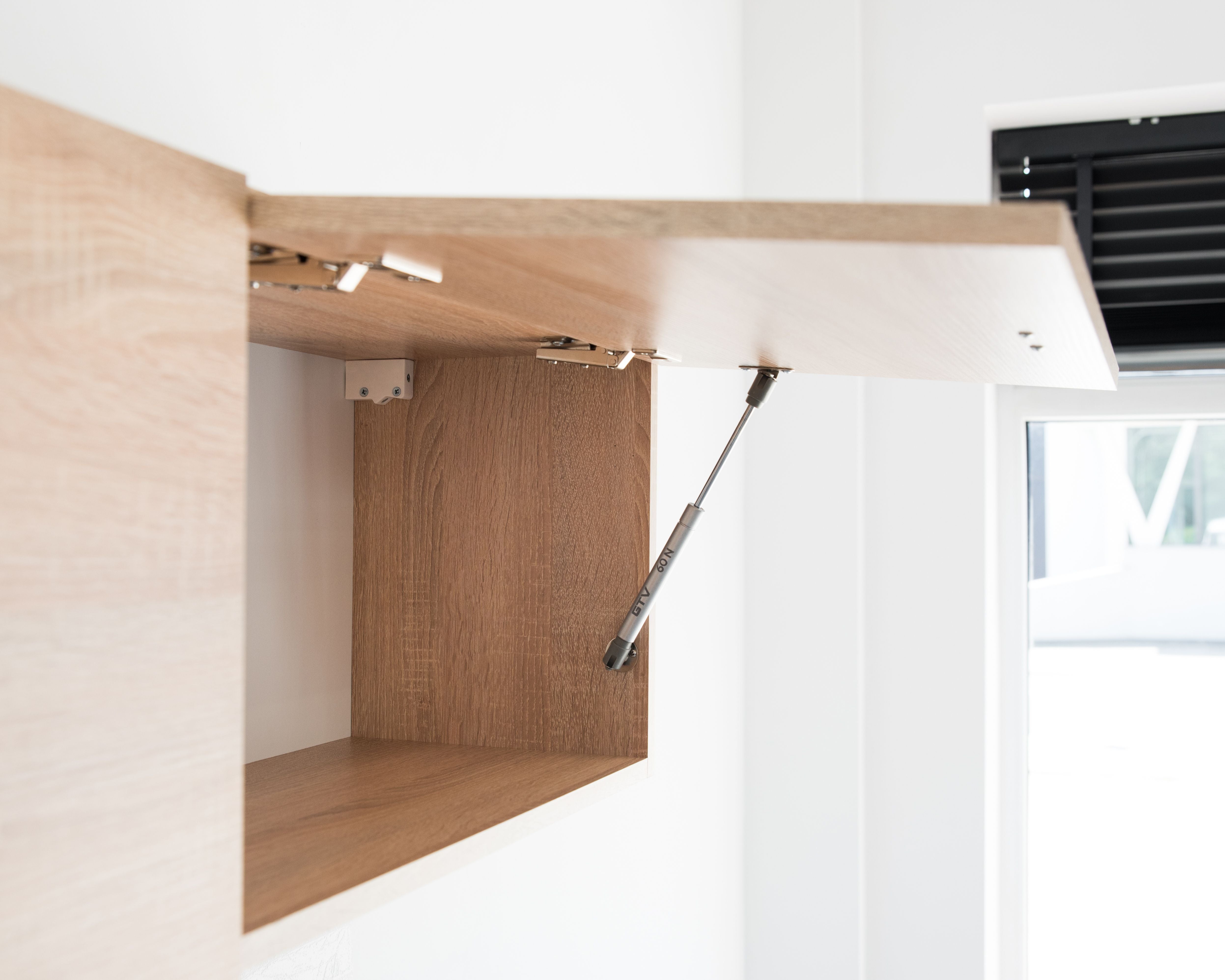 Cuisine complète Mila de 5 éléments Mila couleur chêne sonoma avec plan de travail inclus - Longueur 120/180 cm - 4