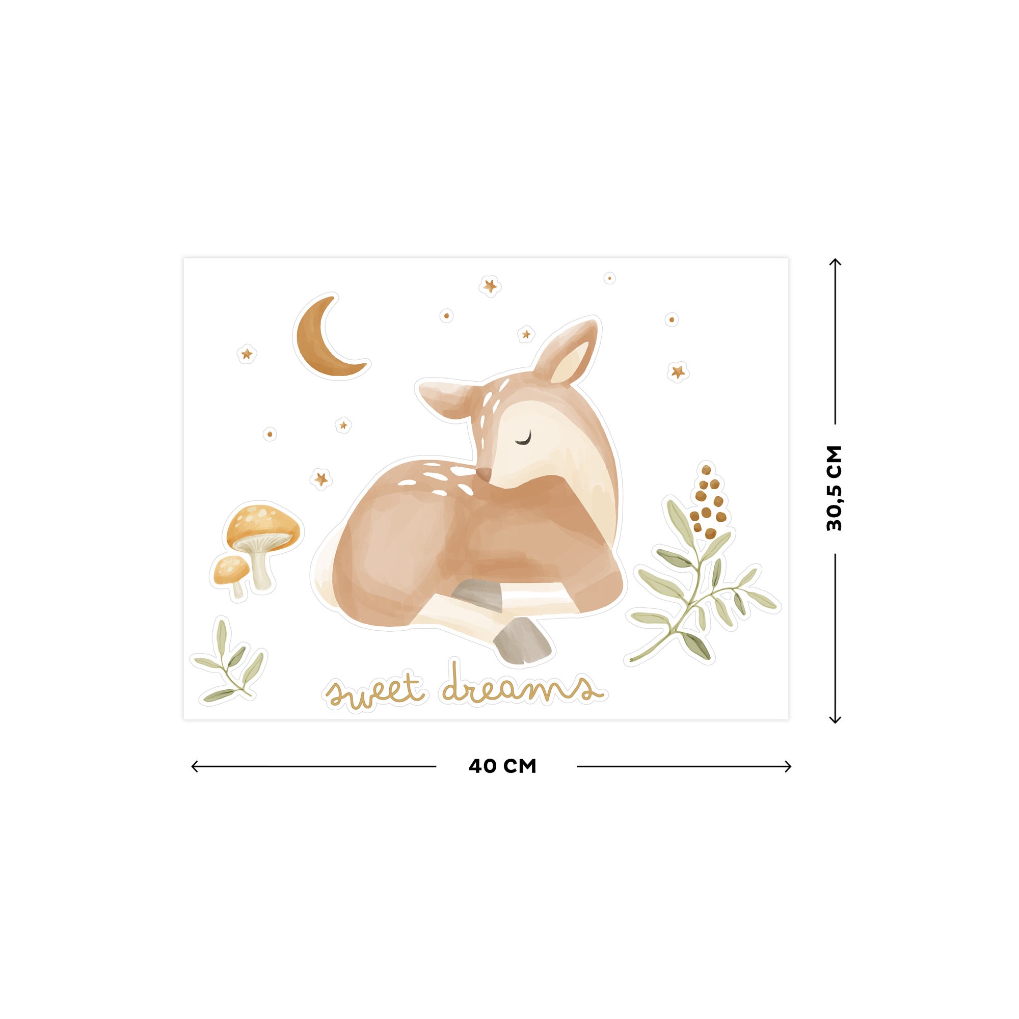 Adesivi murali Fairy Garden Sweet Dreams 40x30,5cm - 4