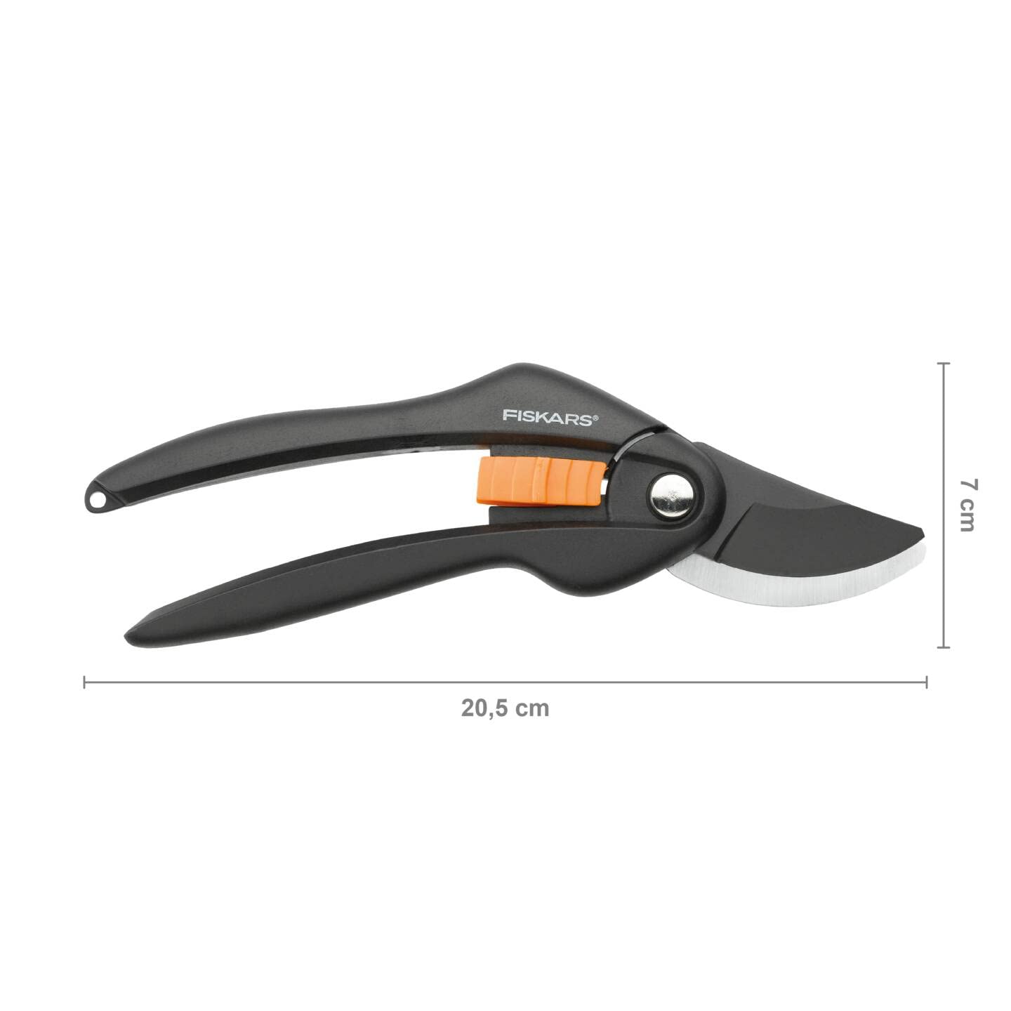Fiskars SingleStep Bypass Pruner P26 black orange (1000567) - 3