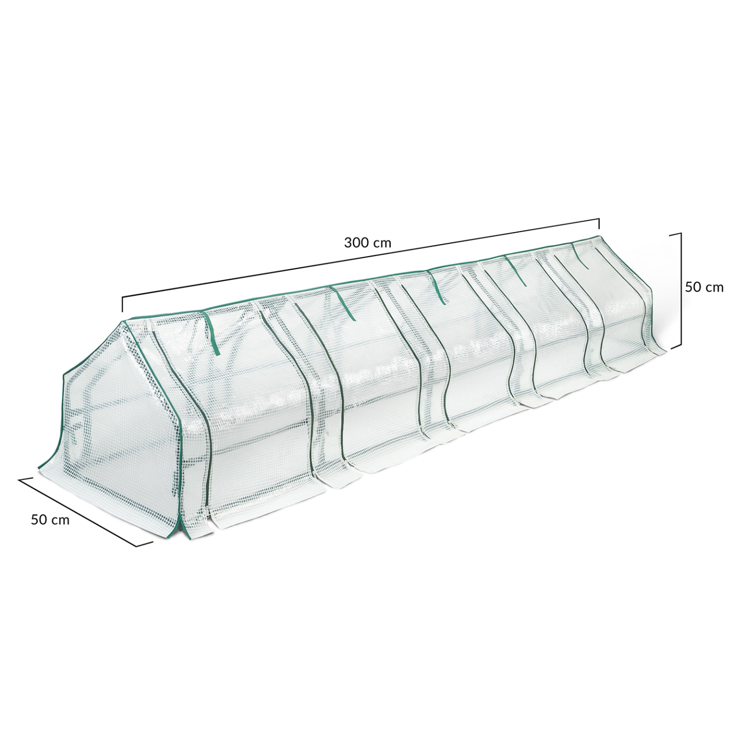 Serre châssis de jardin spéciale forçage L.300 CM blanche - 4