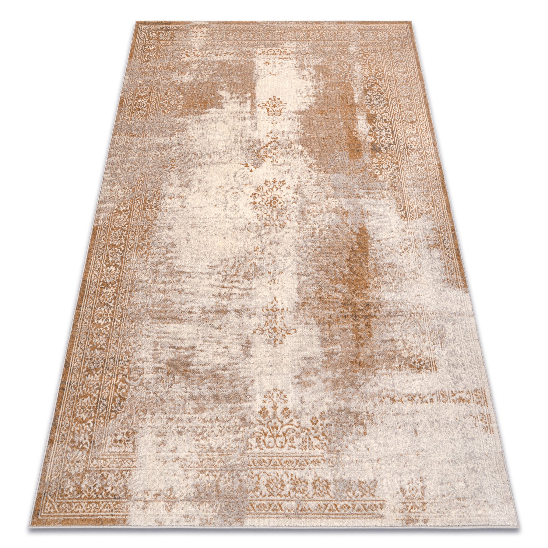 Dywan wełniany NAIN Ornament vintage 7699/51655 beż / brązowy 240x340 cm