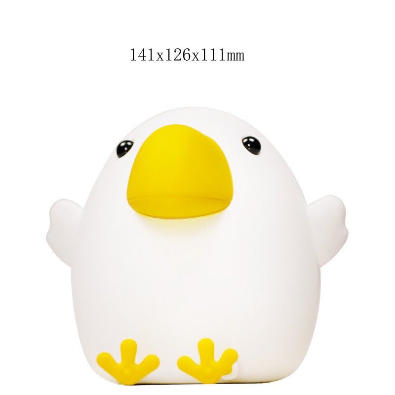 Luce Notturna LED Bambini Ricaricabile Silicone Telecomando Multicolore USB