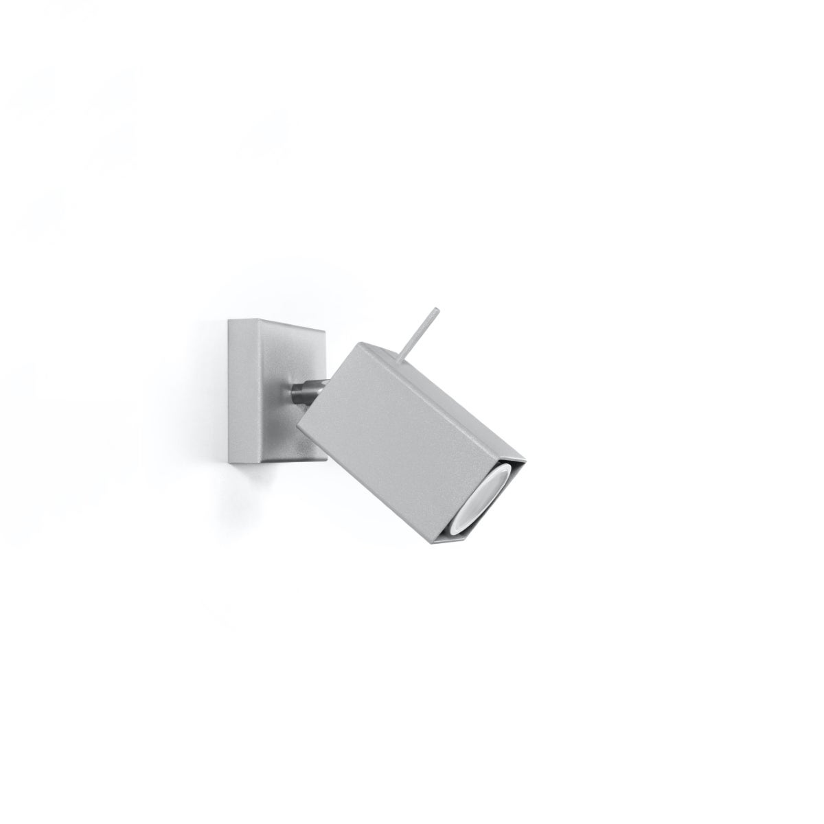 Kinkiet BRIOW 1 szary LED 4000K - 8x16x8cm Sollux