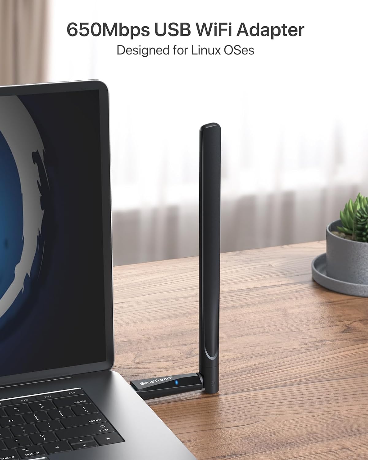Clé USB WiFi Linux 650Mbps pour Ubuntu, Mint, Kali, Debian, Kubuntu ...