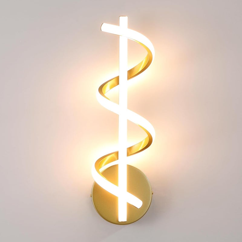 Nowoczesna lampa ścienna do wnętrz 21 W, 3000 K, LED, 2100 lm, CRI≥80, oświetlenie ścienne do salonu, sypialni, korytarza, schodów i lamp