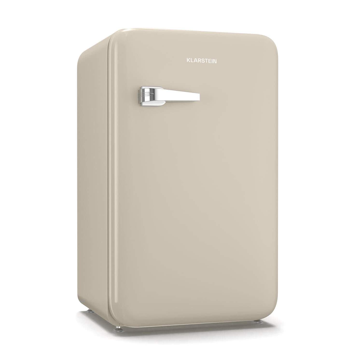 Klarstein Mininevera Audrey Evo, 90L, Diseño Retro, Silenciosa, Compacta, 3 Colores Crema , Leroy Merlin