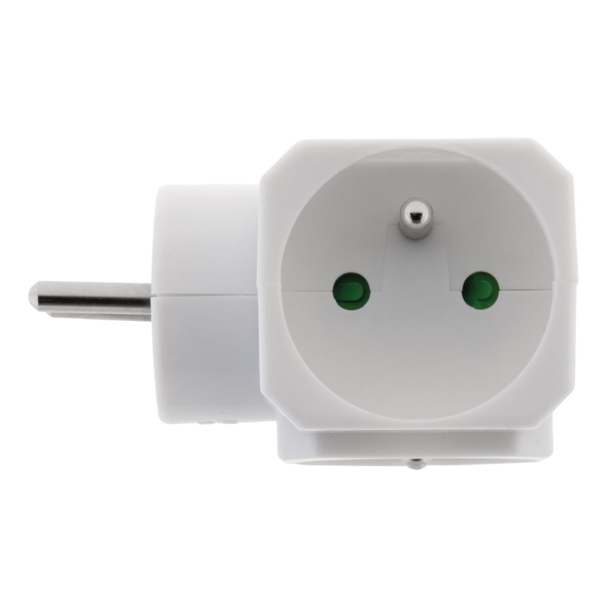 Multiprise triplite 16A 3680W 230V - Blanc - Zenitech - 5