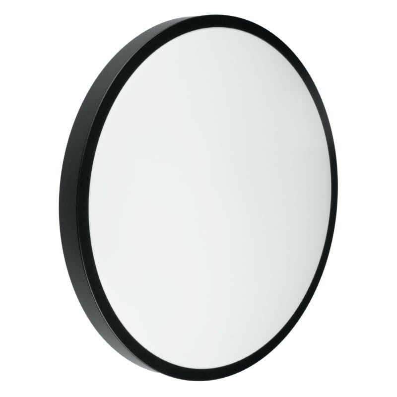 Plafon okrągły czarno-biały LED 18W 4000K 1120lm wym: 5,4 x 35 cm IP44 tworzywo sztuczne DPM