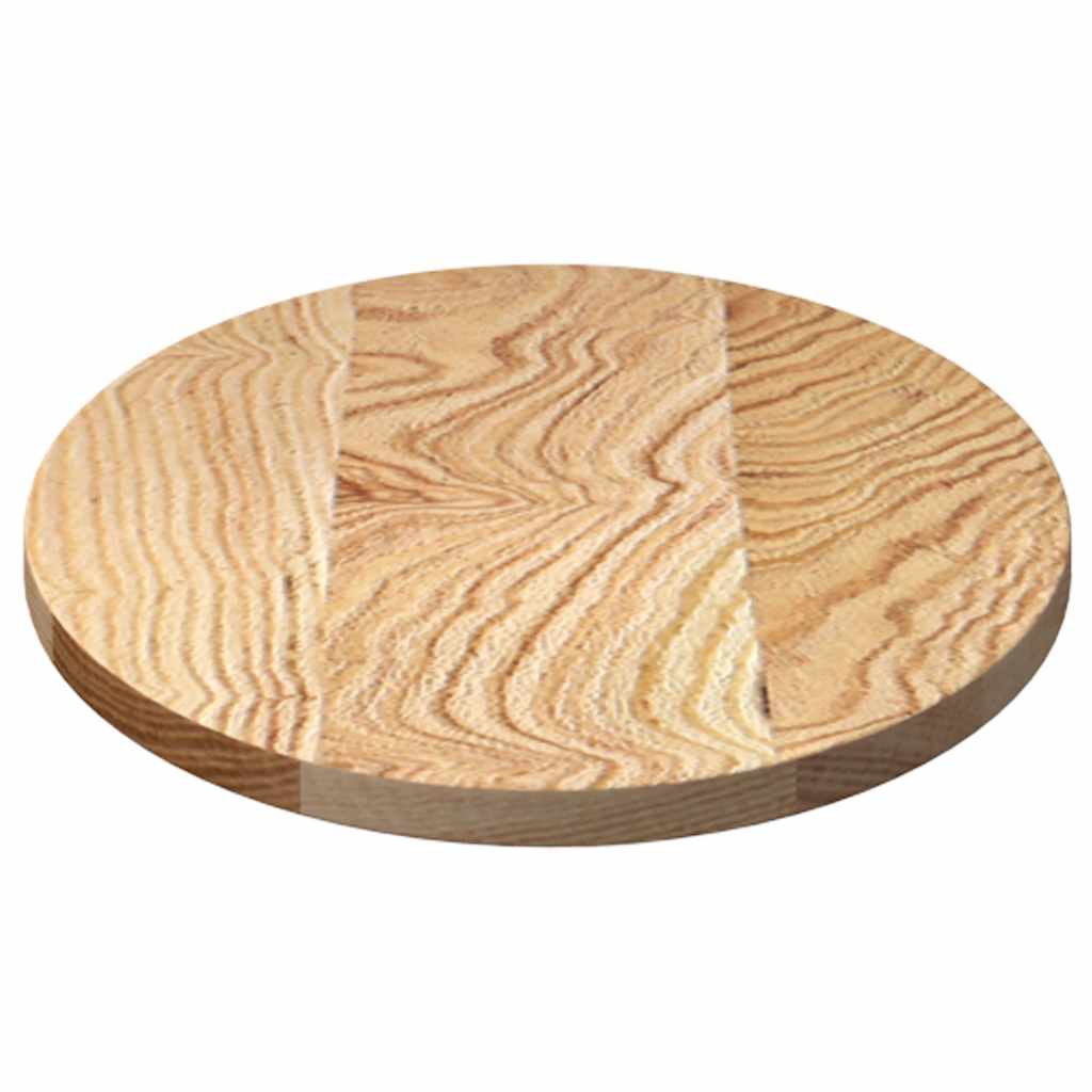 Tampo de mesa | Tampo de secretária 80x40x2 cm madeira de carvalho maciça oval CFW67152 - 6