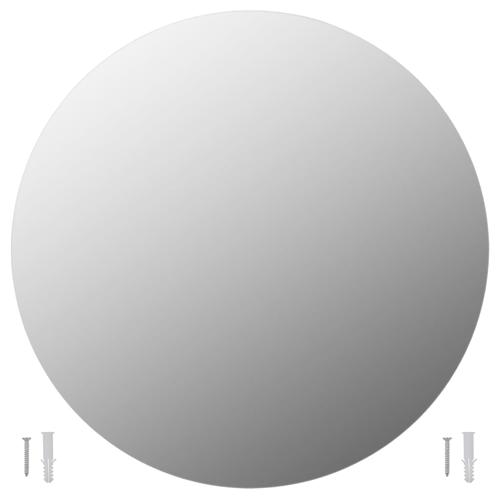 Miroir mural 70 cm Rond Verre vidaXL - 2