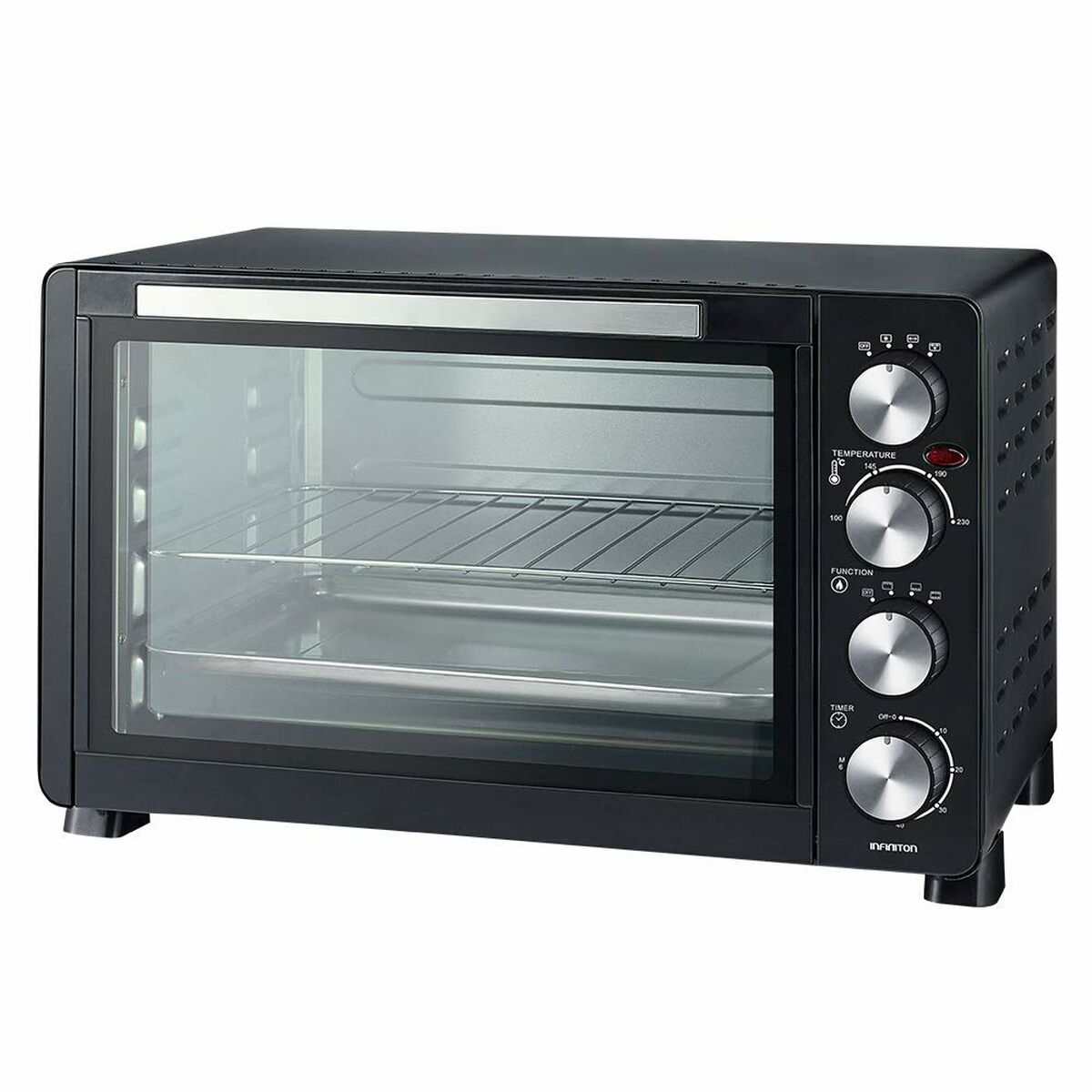 Infiniton Horno Polivalente Hsm-18N30 1500 W 30 L Negro , Leroy Merlin