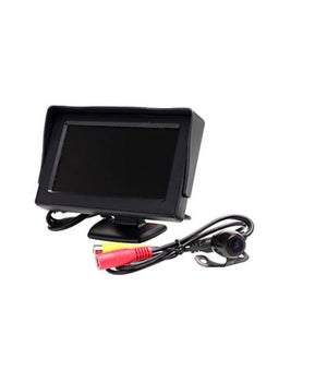 Topolenashop Monitor LCD TFT 4,3" A Colori Auto Camper Per Telecamera