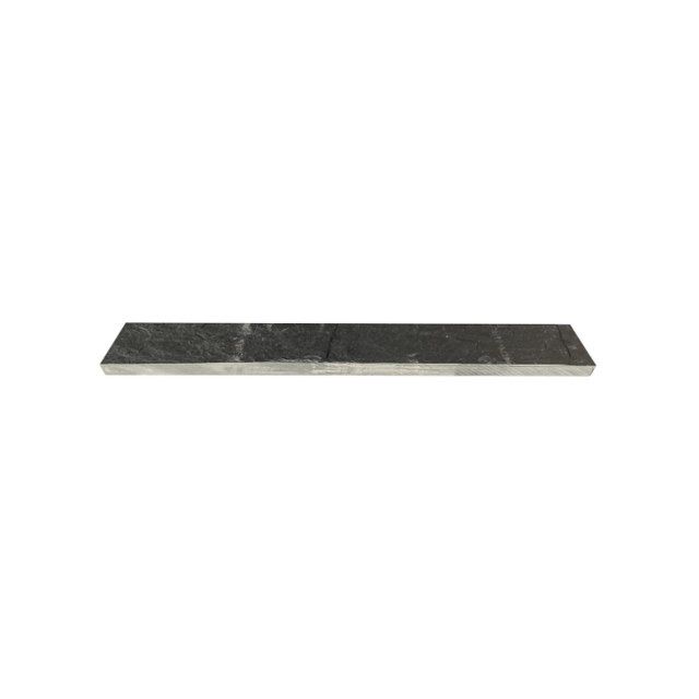 Bordure de jardin Piquet ardoise clivée 80x10x3 cm - Noir (Lot de 5)