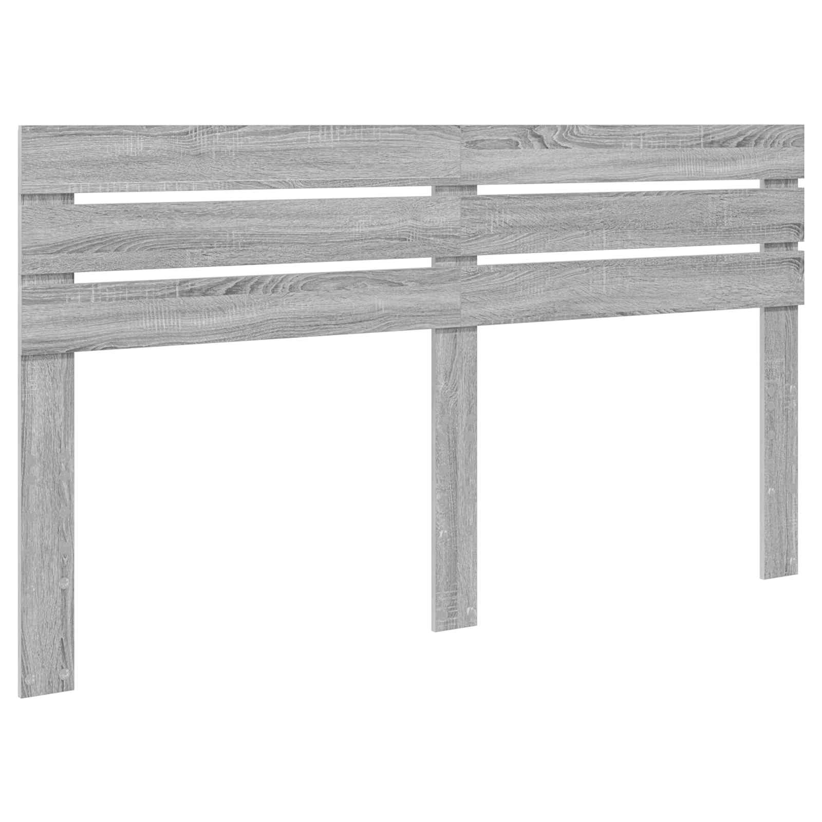 Lit de rangement gris 180 x 200 cm en panneau de bois - 7