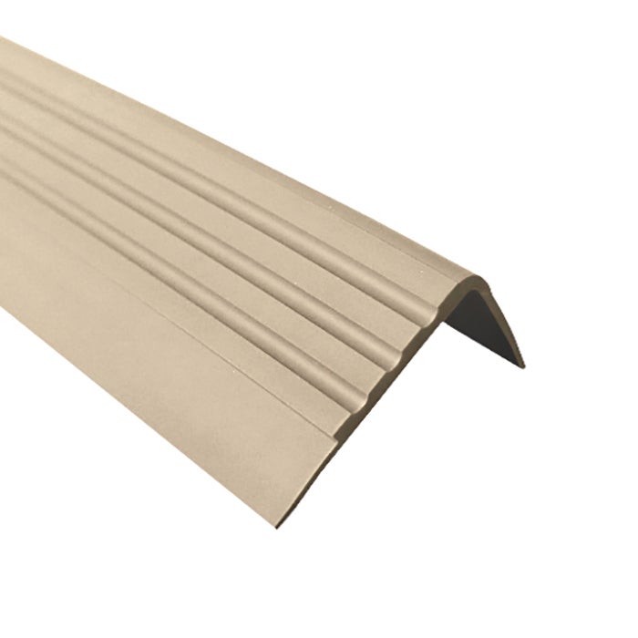 QUEST Profil schodowy PCV 30x27mm, 1.5m, antypoślizgowy nosek schodowy,&amp;nbsp; RM, beż