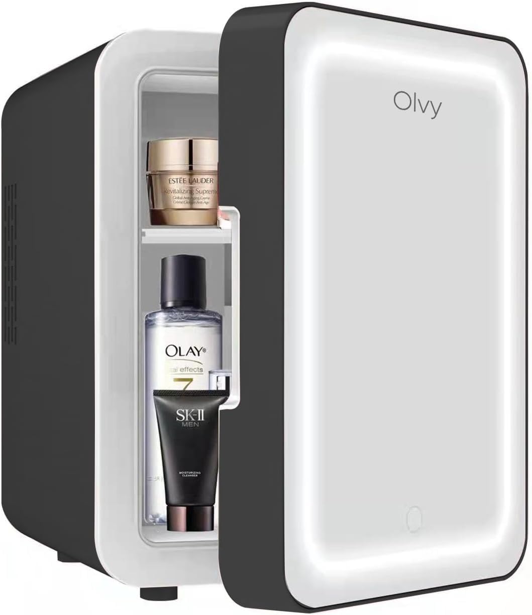 TWSOUL Mini Réfrigérateur 8L Thermoélectrique Portable - Refroidit & Chauffe - Cosmétiques, Lait Maternel, Bureau, Voyage