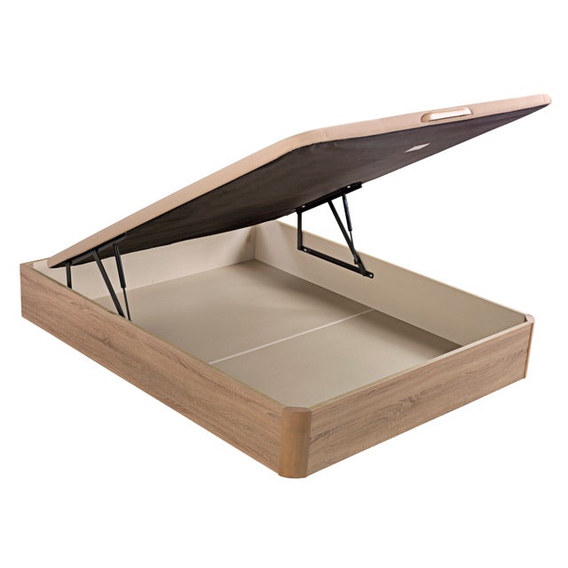Sommier com arrumação 32cm | 140x190 | ENVIO, MONTAGEM E REMOÇÃO DO ANTIGO INCLUÍDOS | WHAT THE SLEEP | Natural