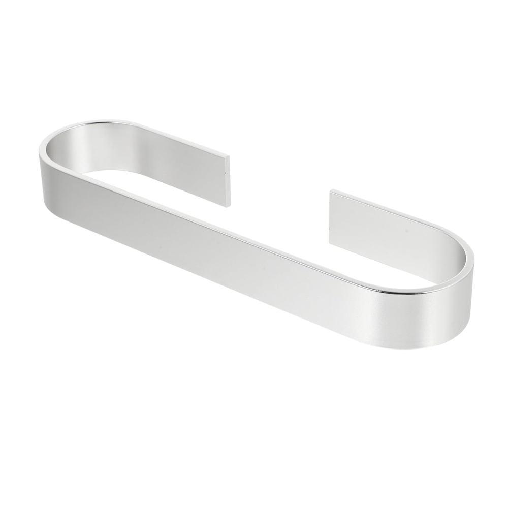 Wieszak na ręczniki Space Aluminium, odpowiedni do łazienki i kuchni, oszczędzający miejsce, 25 cm (srebrny)