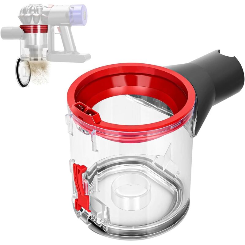 Accesoriu Enowelir pentru cupă de praf Dyson, cupă de praf pentru aspirator Dyson V7 / V8