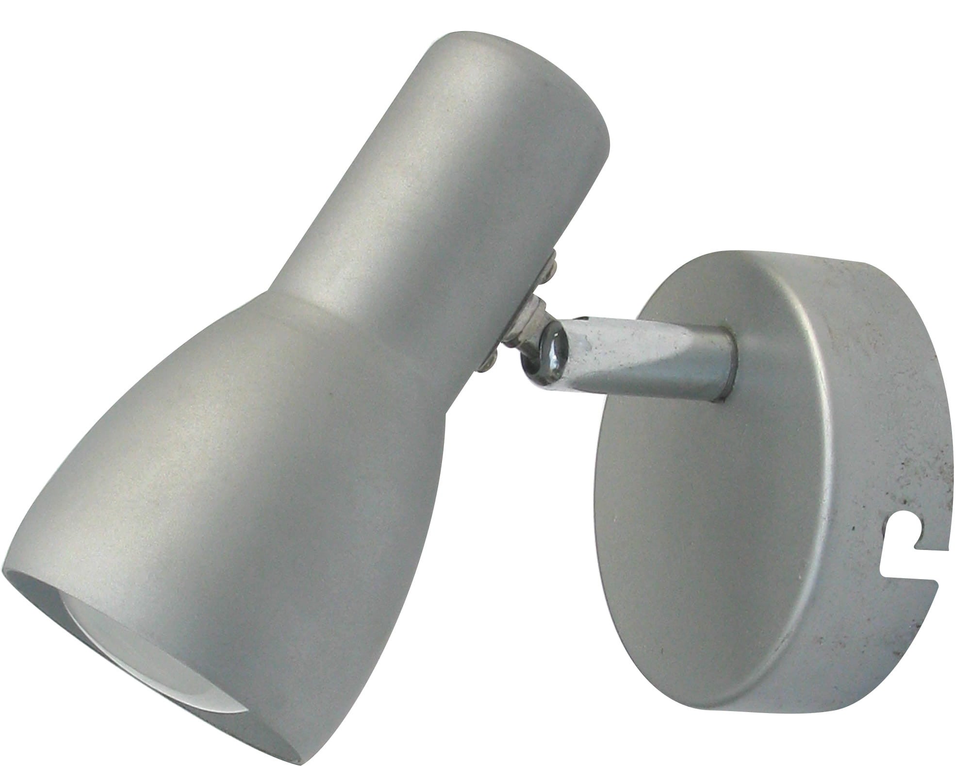 Kinkiet ścienny Picardo szaro-srebrny 1xE14x40W wym: 12 x 8 x 15 cm metal IP20 Candellux