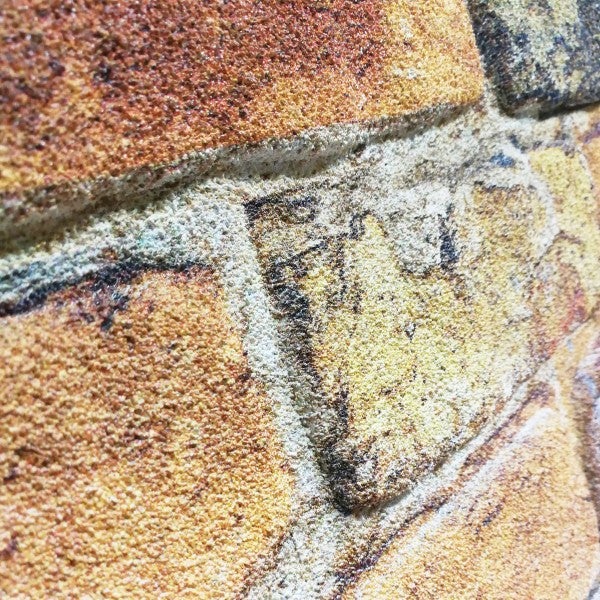 COPPER BRICK Panneau Faux Brique En Résine EPS Format 100x50 Cm Epaisseur 2 Cm - 3