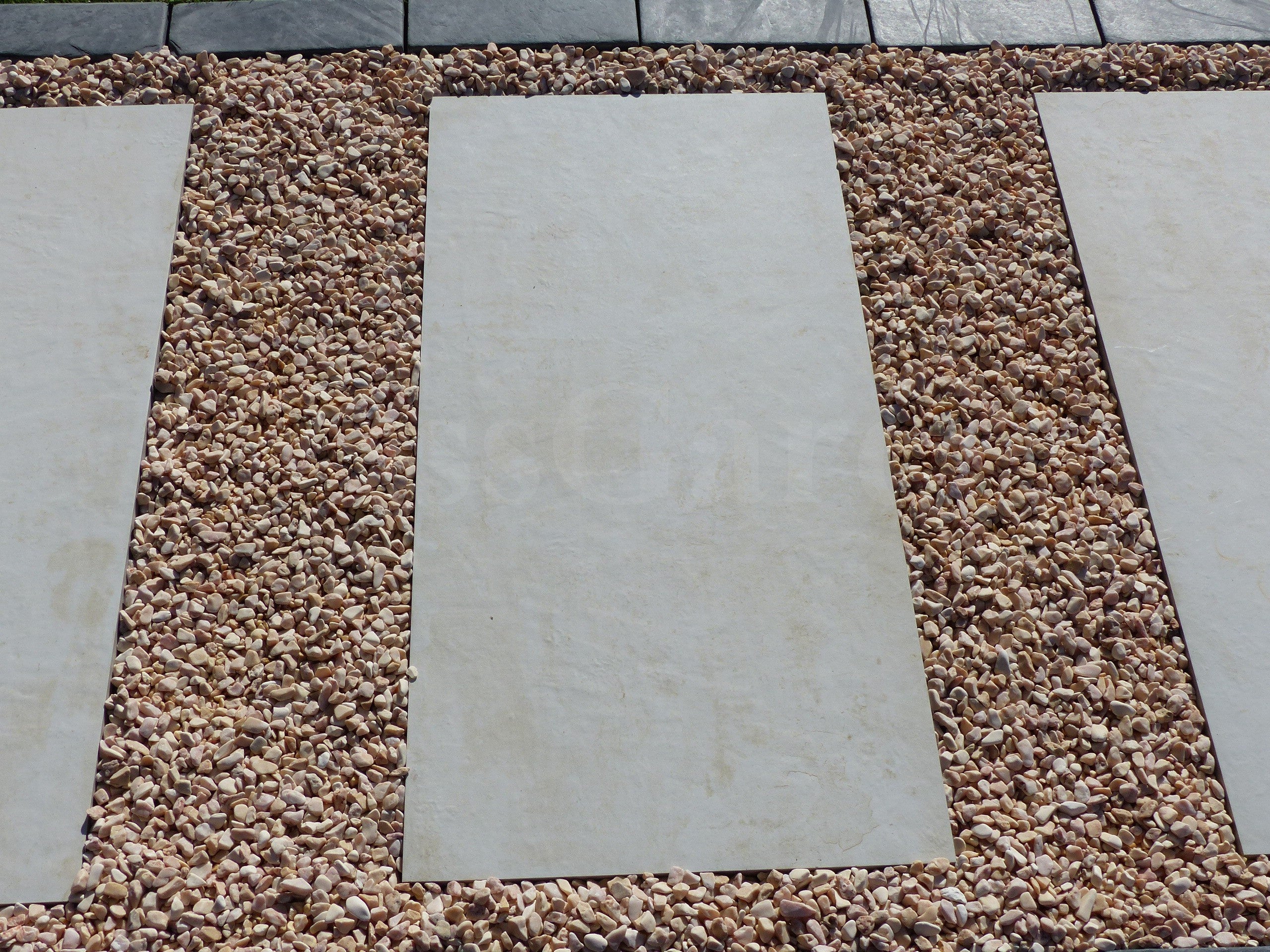 Pas Japonais Couleur Beton Ivoire - Pack de 20 dalles - 3