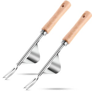 Estirpatore Erbacce A 4 Artigli - Strumento Giardinaggio In Alluminio | Diserbo Senza Piegarsi - Foto 11