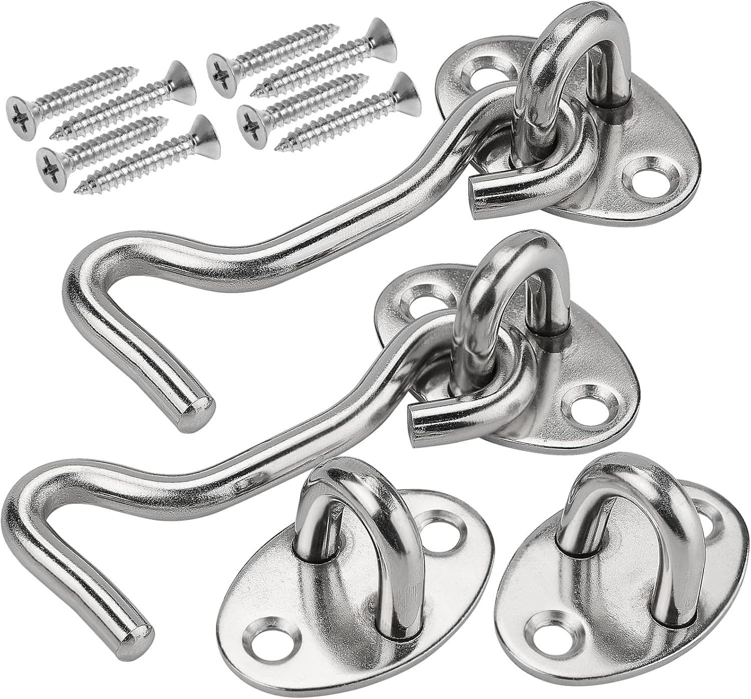 Gancho de puerta, gancho de acero inoxidable para cabina, cerradura de ...