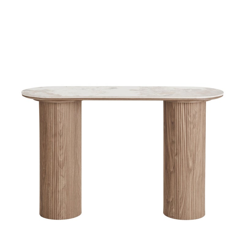 Isa konsola ceramika biała.