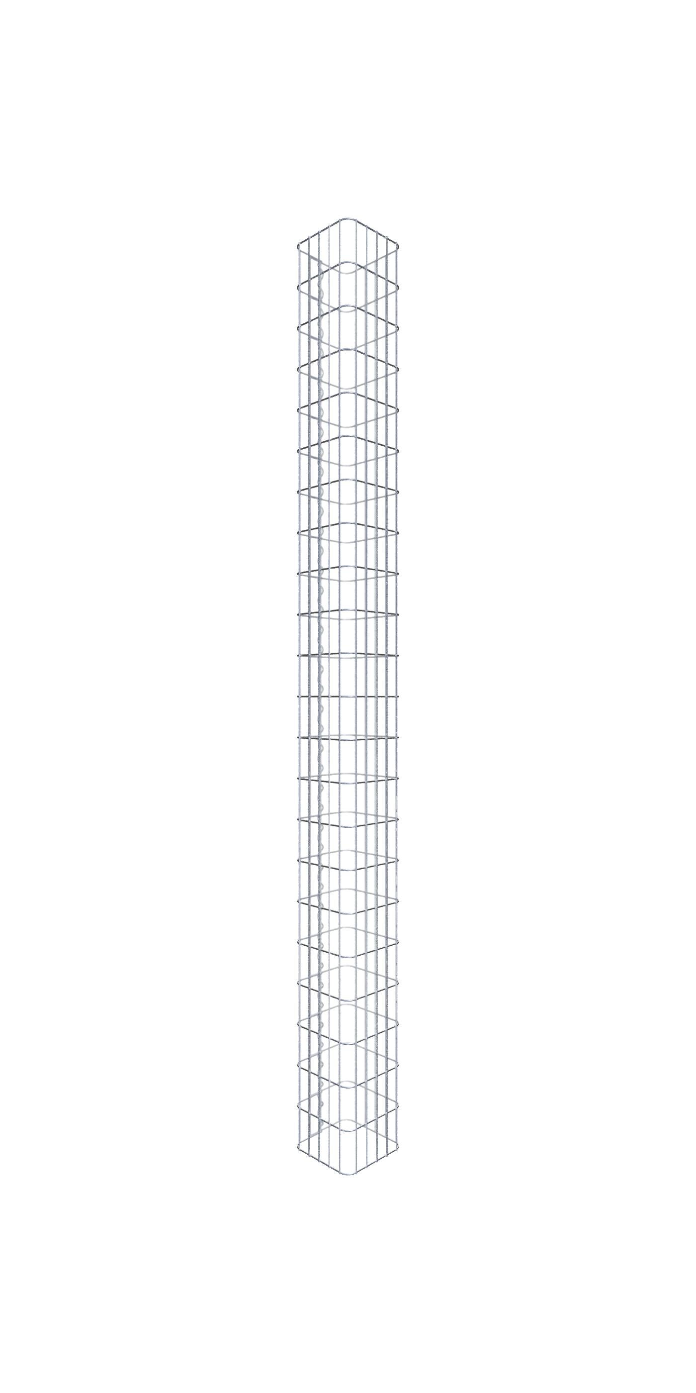 Grille Gabion 5×10 Cm (50×20 Cm) – Treillis Acier Galvanisé Robuste & Résistant Aux Intempéries – Idéal Jardin & Décoration
