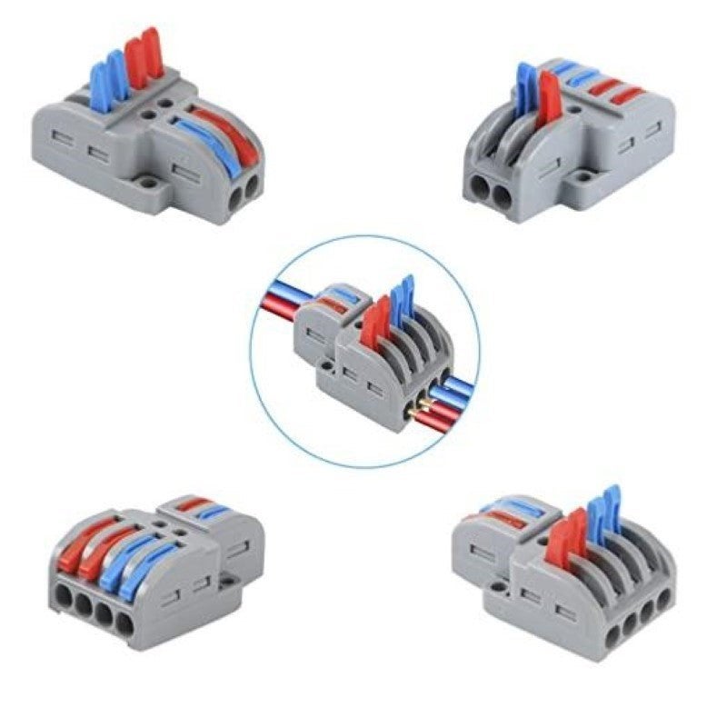 Morsettiera a leva a 4 ingressi / 2 uscite - SILAMP - 3