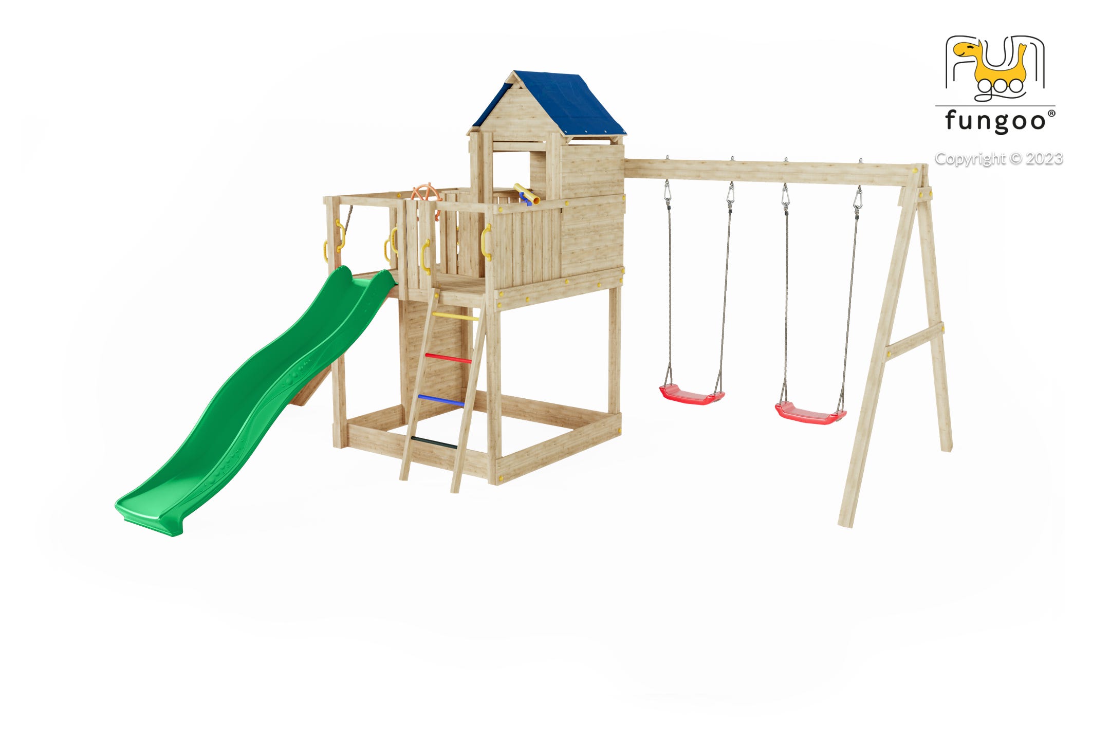 Parco giochi in legno da giardino Fungoo Treehouse Leroy Merlin